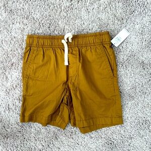 Boys Khaki Drawstring Chino Shorts NWT